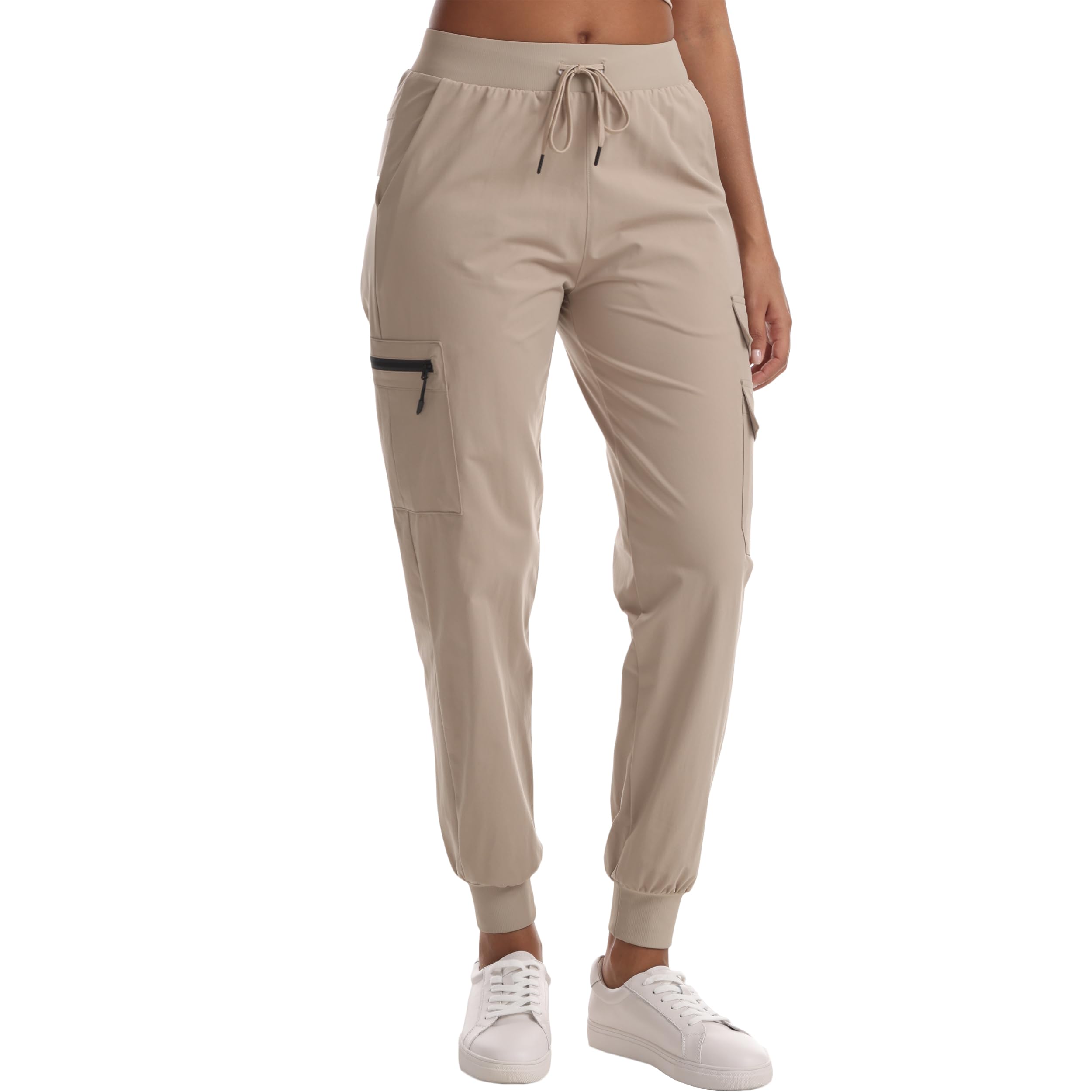 Haowind Cargo Pants for Women with Pocket Workout Athletic Joggers Lightweight Casual Tra…