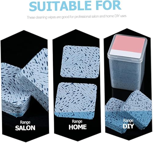 600pieces Eyelash Extension Glue Wipes Cleaning Pads for Glue Safe and Convenient for Salon Use Essential Lash Grafting Supplies