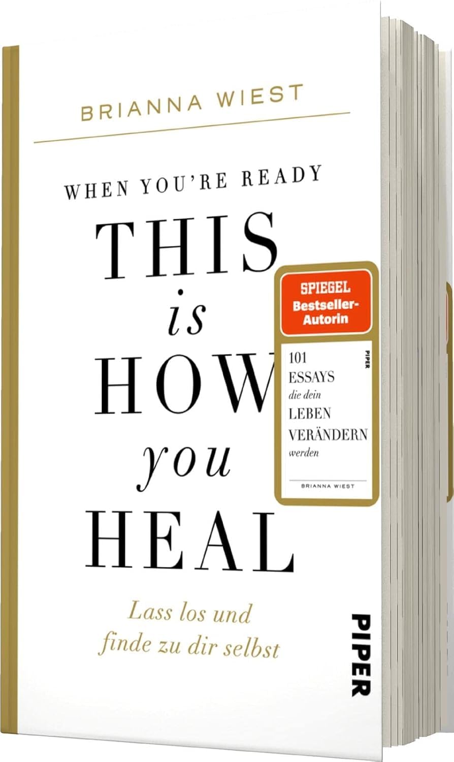 Brianna Wiest - Bestseller Bücherset - 101 Essays, The Mountain Is You, The Life That’s Waiting, When You’re Ready - This Is How You Heal - Selbsthilferatgeber mit einem exklusiven Lesezeichen