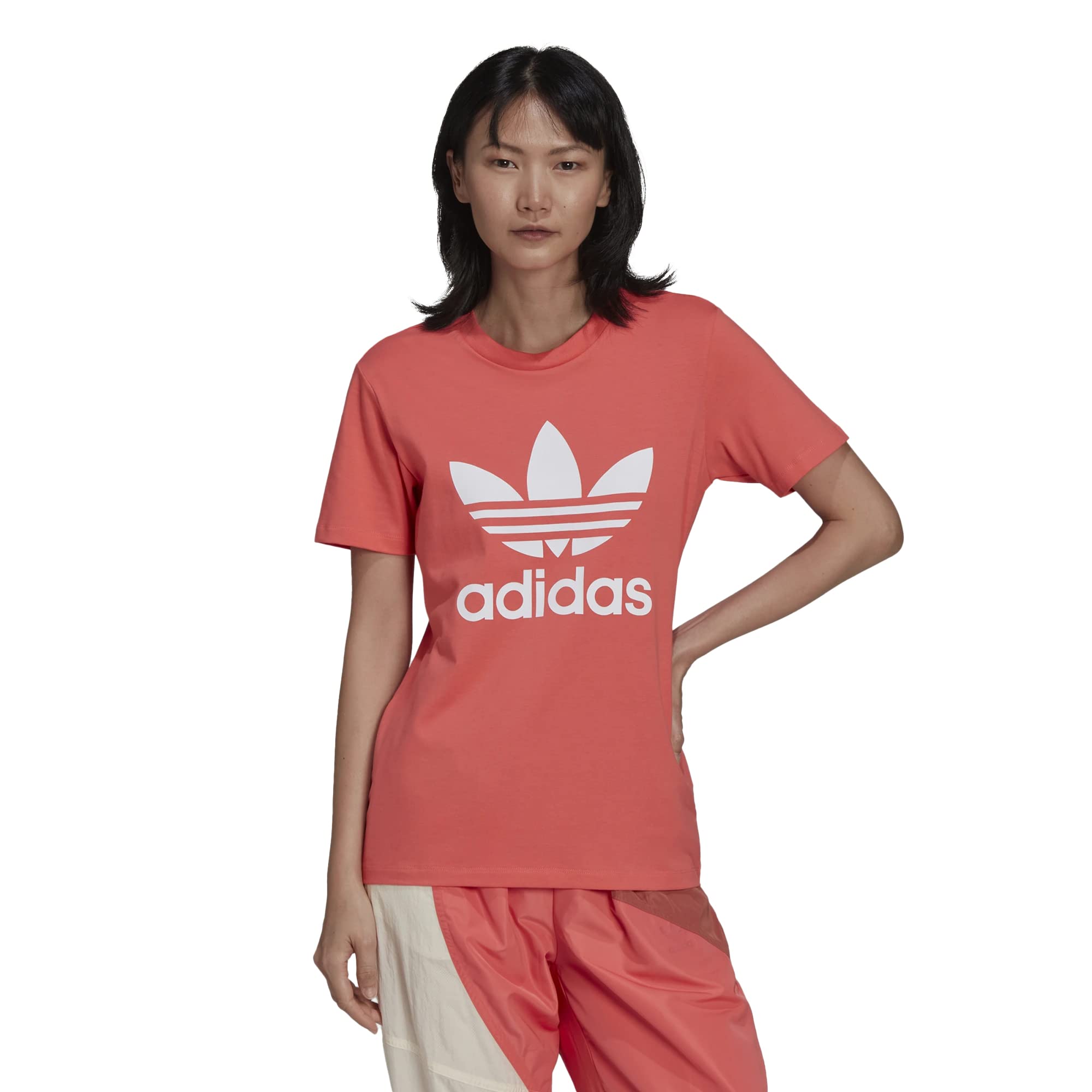 adidas Originals Men's Trefoil T-Shirt White/Easy Yellow Small — view 20