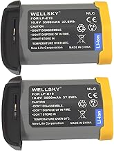 WELLSKY LP-E19 LP-E4N LP-E4 [ 2個セット ] 完全 互換バッテリー [ 純正 充電器 バッテリーチャージャー で充電可能 残量表示可能 純正品と同じよう使用可能 ] キヤノン 一眼レフ イオス EOS 1D Mark III / EOS 1Ds Mark III / EOS 1D Mark IV / EOS 1D X / EOS 1D C / EOS 1D X Mark II / EOS-1D X Mark III