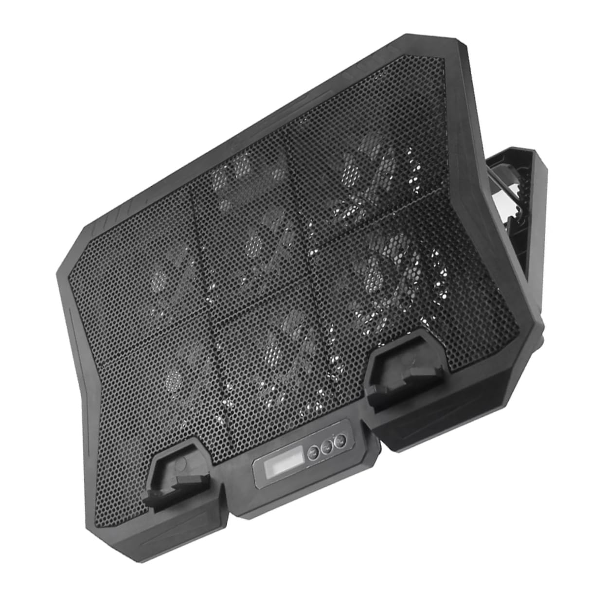 jojofuny Enfriador De Portátiles Tubo De Subida Pararse Refrigerador Base para Computadora Portátil Ventilador Portátil Soporte Refrigerador para Computadora Portátil Abdominales Black