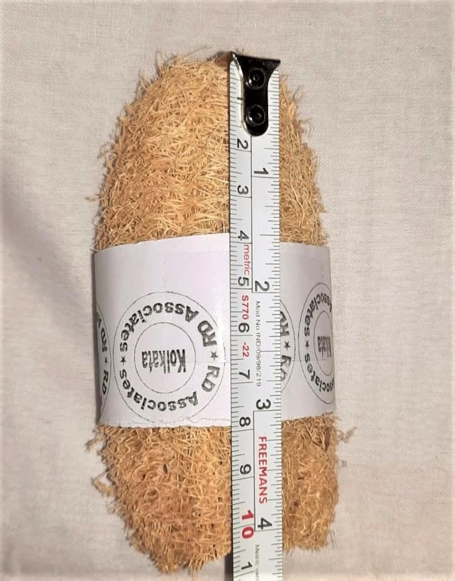 Natural Bathing Loofah Scrub, Multipurpose Beige Colour, Pack of 10
