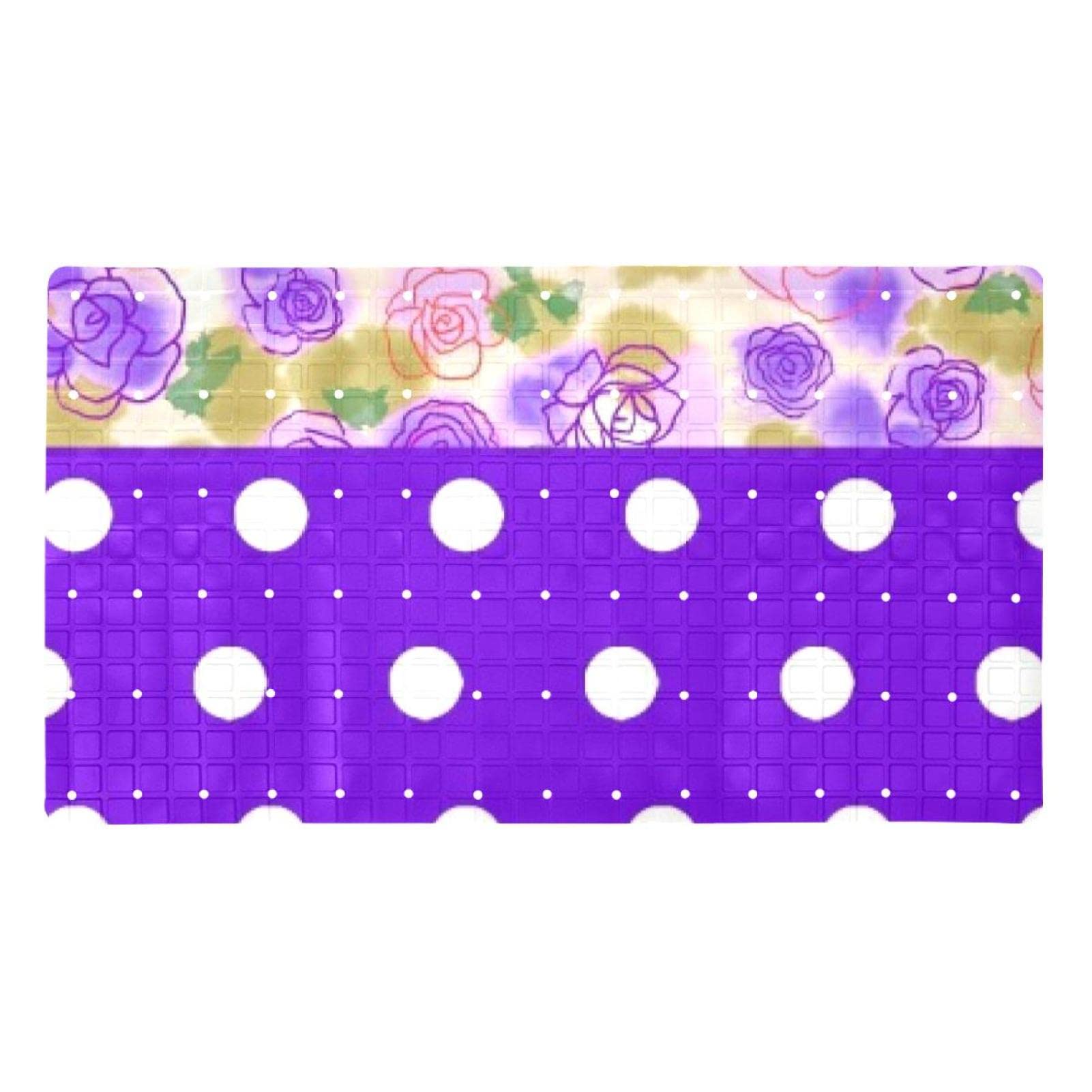 Tapis de baignoire antidérapant pour personnes âgées et enfants