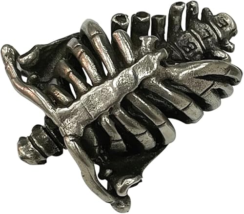 Miniatura 7 de EDC - Cuentas de cuerda de paracaídas de latón y cobre para cuentas de cordón de cuchillo, colgantes de cordón de calavera, anillos para llavero,