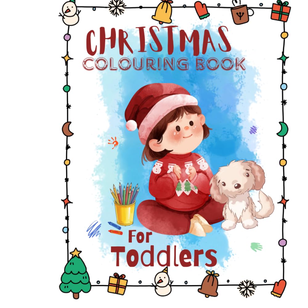 Christmas Colouring Book For Toddlers