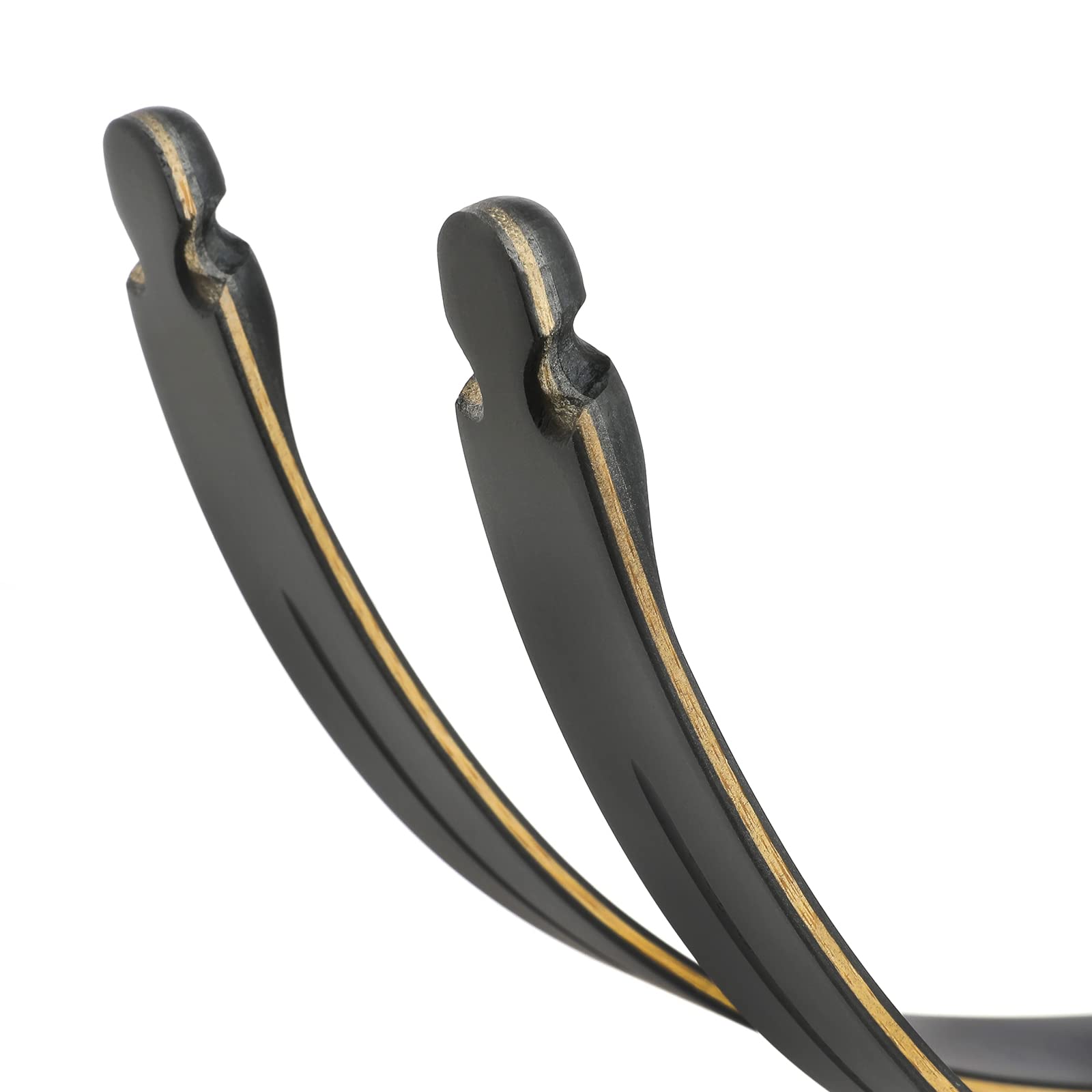Membres d'arc Classique deTakedown 66"/68"/70" Membres d'arc Classique de compétition 14-40 lbs Membres d'arc Classique Cible pour Adulte/Jeune/débutant (Membre Noir,68"-28lbs)