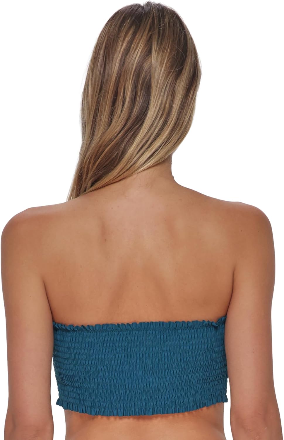 Swim Systems Kali Tube Top Women's Swimsuit Smocked Bikini Top