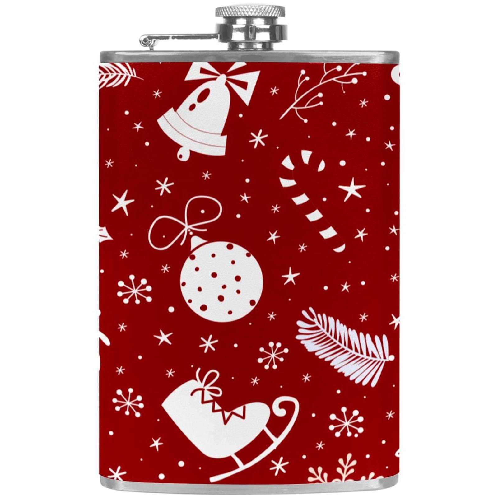 Flasque pour liqueur anti-fuite avec entonnoir pour transporter vos boissons sans verser