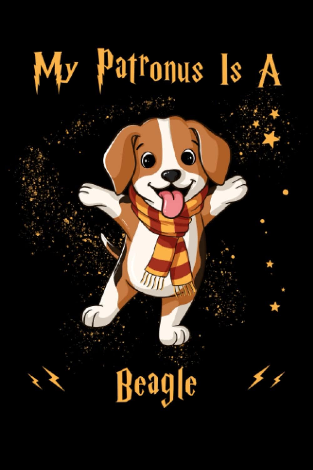 My Patronus Is A Beagle Notebooks, Logbook, Composition Book, Journal 110 Pages 6x9 in