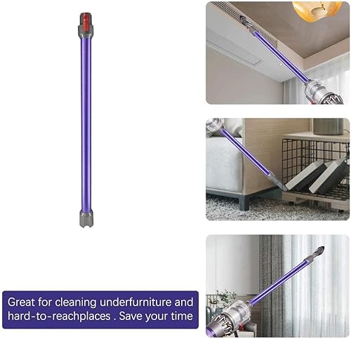Vista 21 de Varita de repuesto de liberación rápida compatible con aspiradora inalámbrica Dyson V15 V11 V10 V7 V8 (negro) Negro,Morado,color fantasía