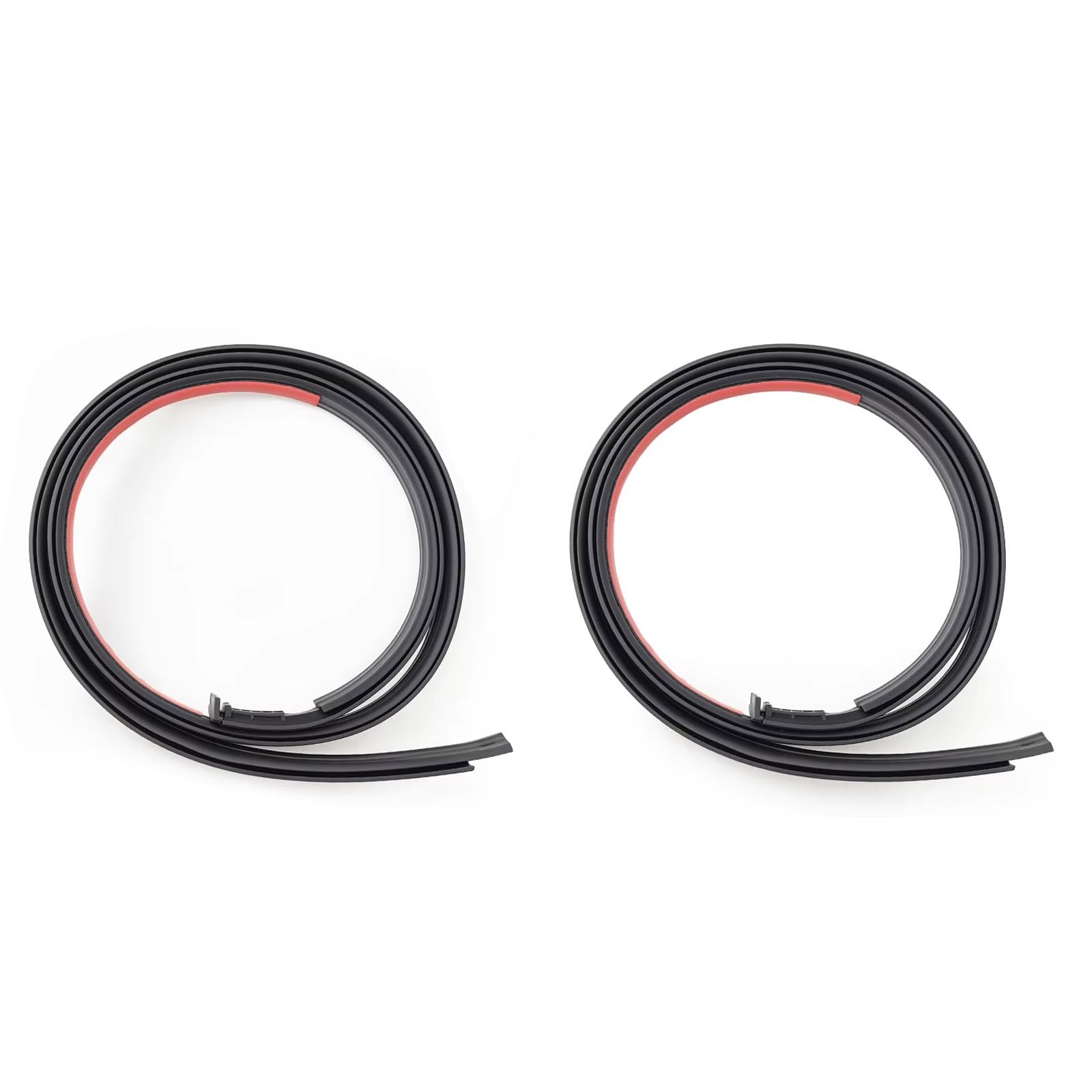 Glilar One Color Roof Weatherstrip Trim Compatible With Toyota For Tundra Crewmax 2007-2014 2015 2016 2017 2018 2019 2020 Car Roof Drip Finish Moulding Seal Strips 75552-0C060