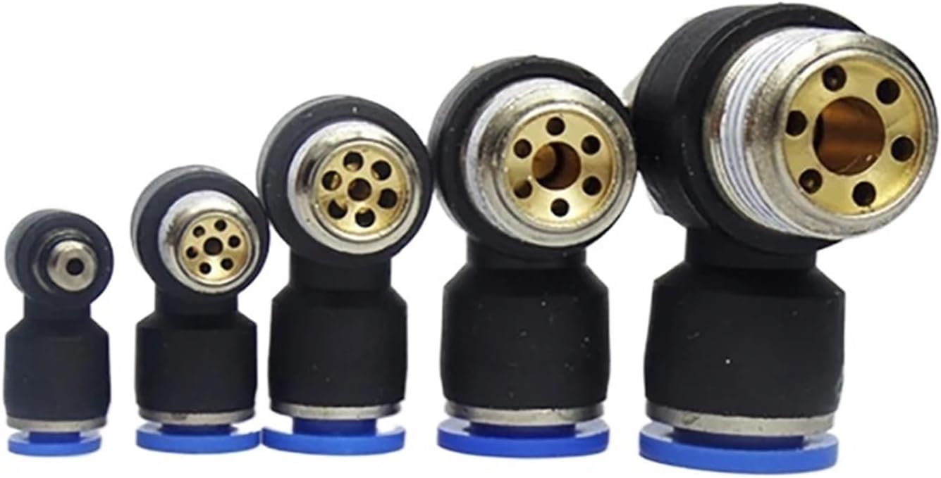 30PCS/Lot Hrottle Valve SL 4 6 8 10 12mm Fast Connection Pneumatic Fitting M5 1/8" 1/4" 3/8" 1/2" Air Speed Regulating Valve(4-M5)