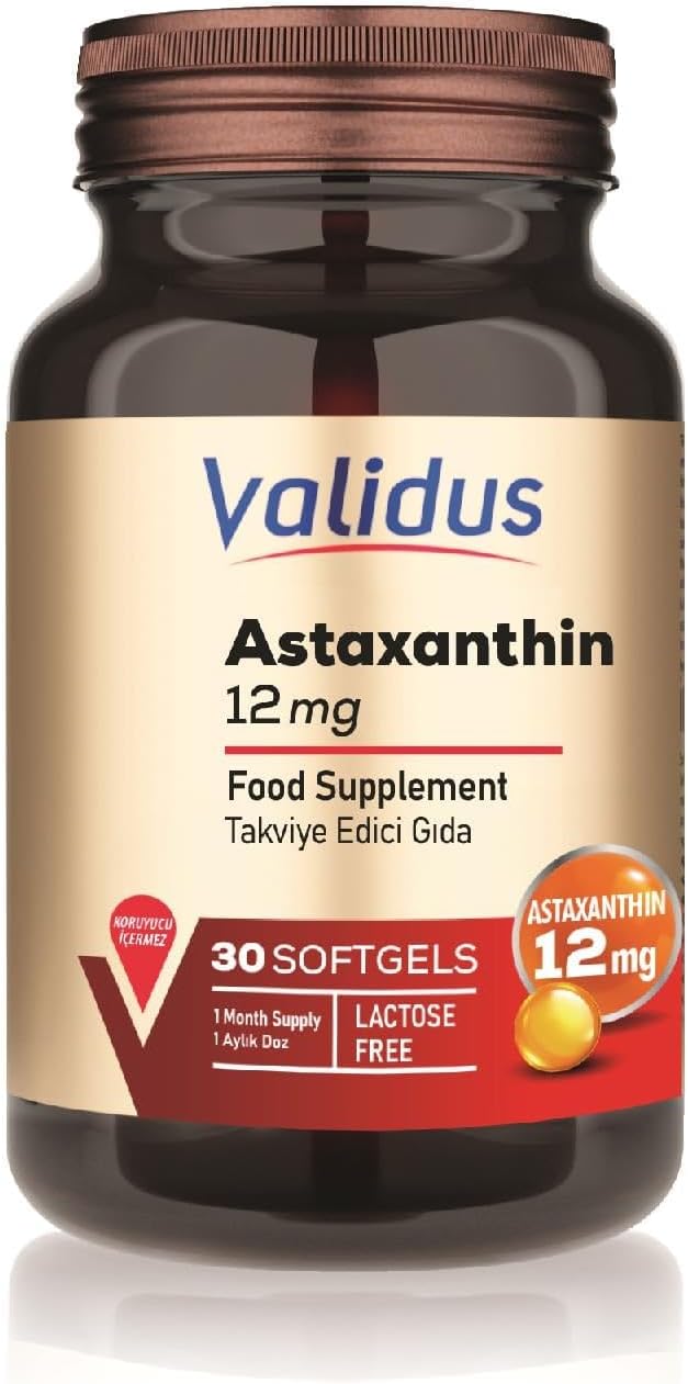 VALIDUS Astaxanthin 12 mg 30 Softgel