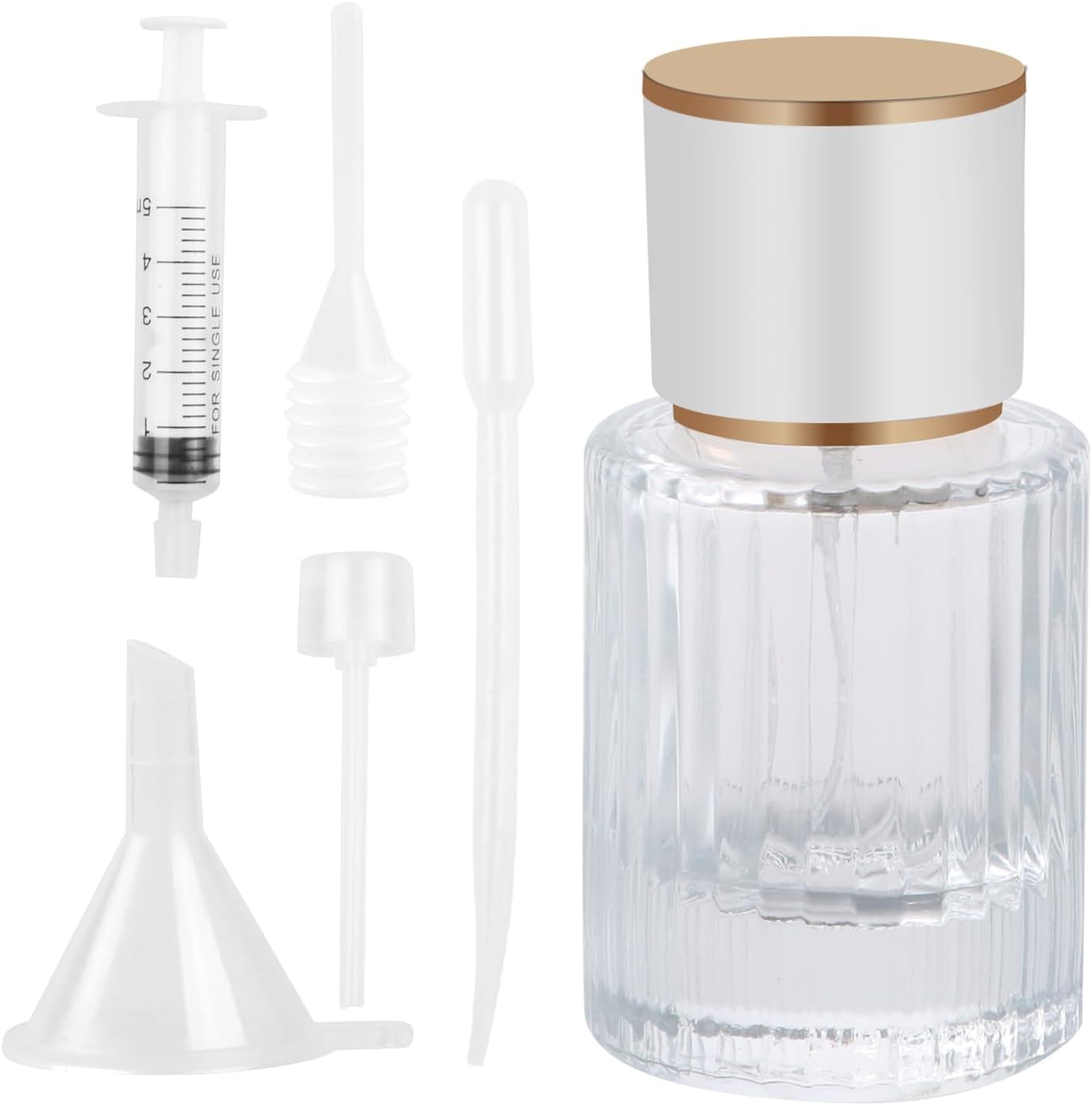 NiceLand Parfumfles parfumverstuiver navulbare parfumflessen navulbaar parfumfles leeg 30 ml met verstuiverpomp transparante parfumfles voor vrouwen of meisjes
