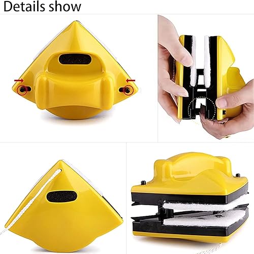 Miniatura 3 de Limpiador de ventanas magnético de doble cara, limpiador de vidrio magnético de doble cara, limpiador de ventana magnético, limpiador de vidrio