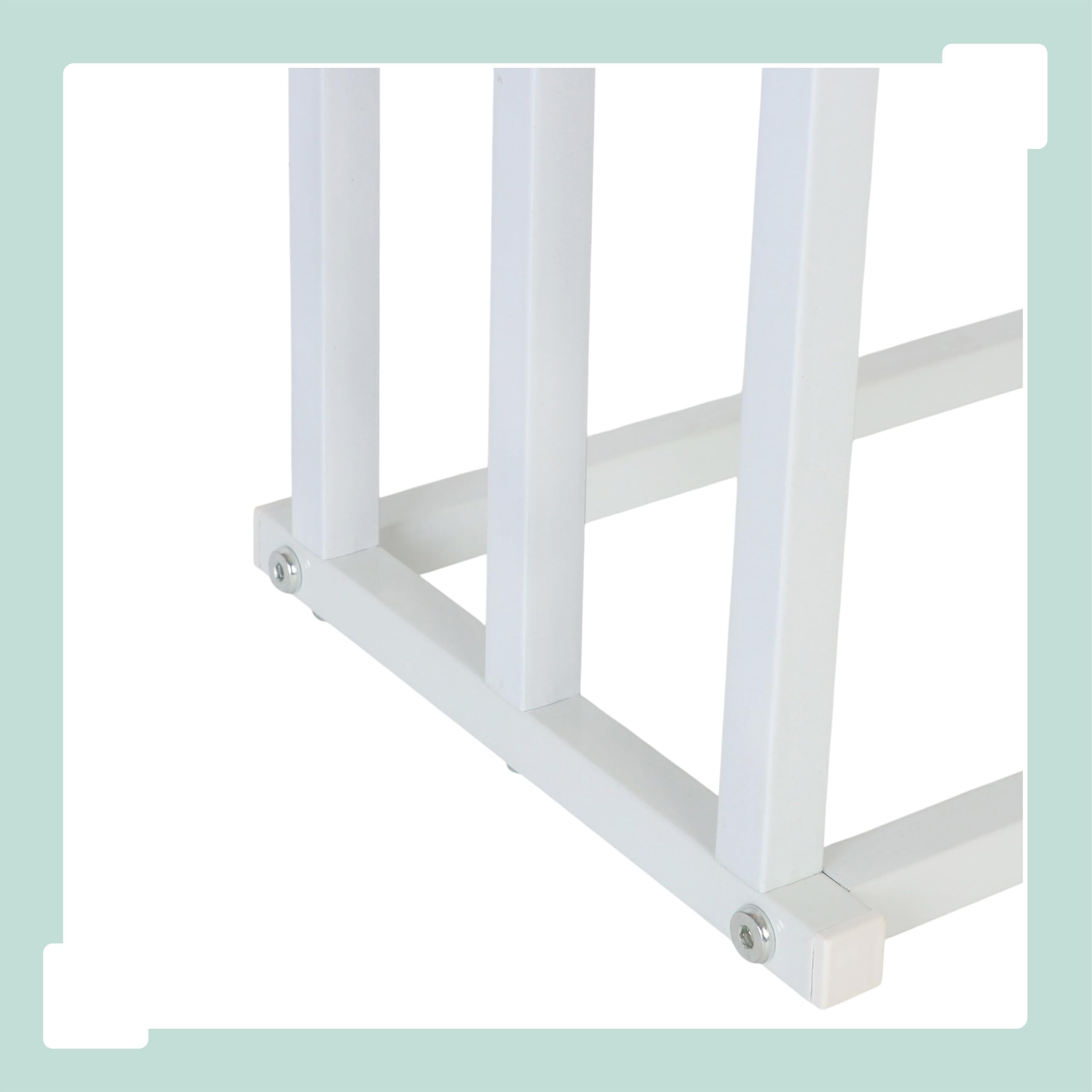 Porte-Serviettes sur Pied Relaxdays, H x L x P : 84 x 44 x 21,5 cm, métal, 3 Barres, Salle de Bains, Blanc