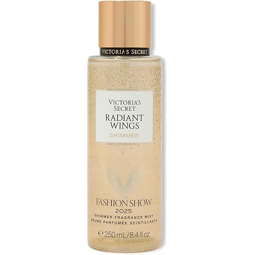 Victoria's Secret Fashion Show Radiant Wings Shimmer Fragrance Mist, Body Spray for Women (8.4 oz)