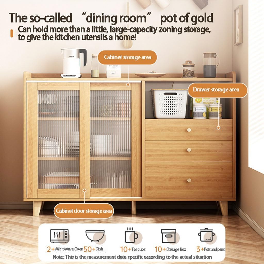 Bufetera Dining Sideboard With Storage Freestanding Kitchen Storage Cabinet Modern Dining Sideboard For Kitchen, Dining Room And Living Room Aparadores Para Comedor