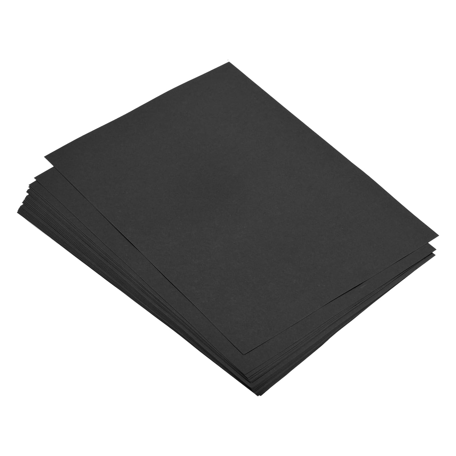 sourcing map 50 Sheets Colored Copy Paper 8.3 Inch Printer Paper 80gsm Black for Office Printing, Document Copying, Invitations, Forms, Art Projects โ image 1