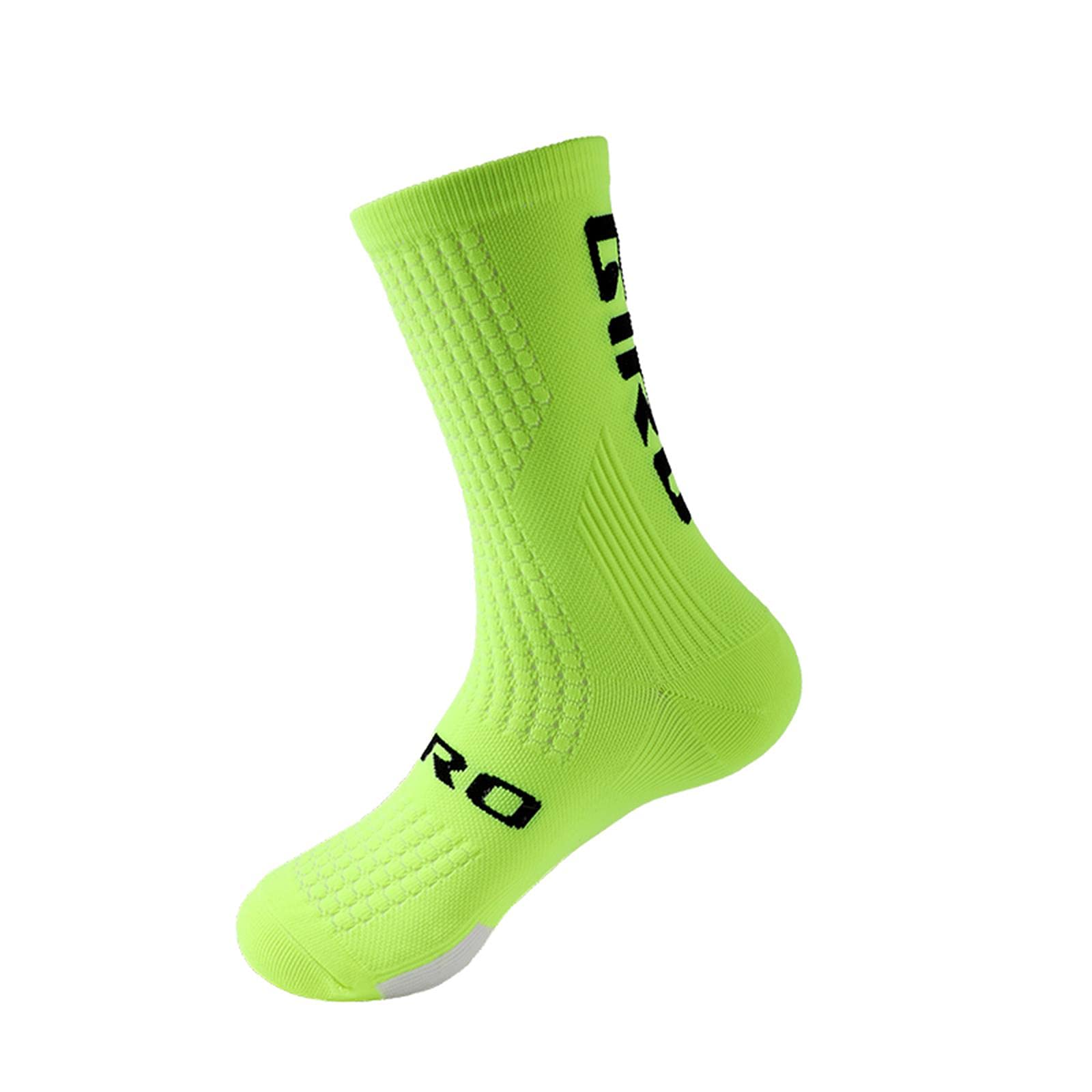 UKKO Calcetines de Hombre Calcetines De Ciclismo Muslo Alto Calcetines Deporte Calcetines Corriendo Calcetines De Los Hombres del Baloncesto-I11-4 Pairs,Size 38-46