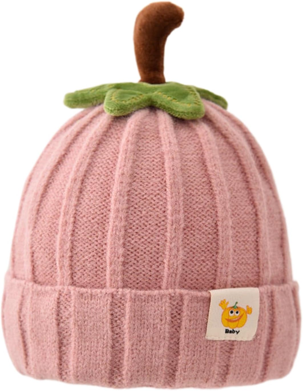 Toddler Beanie Baby Knitted Pumpkin Beanie Hat Soft Pumpkin Costume Hat for Toddlers Autumn Halloween Thanksgiving