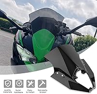 Vista 5 de GZYF Winds n Protector Deflector de viento Parabrisas Carenado de plástico negro para Kawasaki ER6F Ninja 650 EX-650 2020 21 22 2023