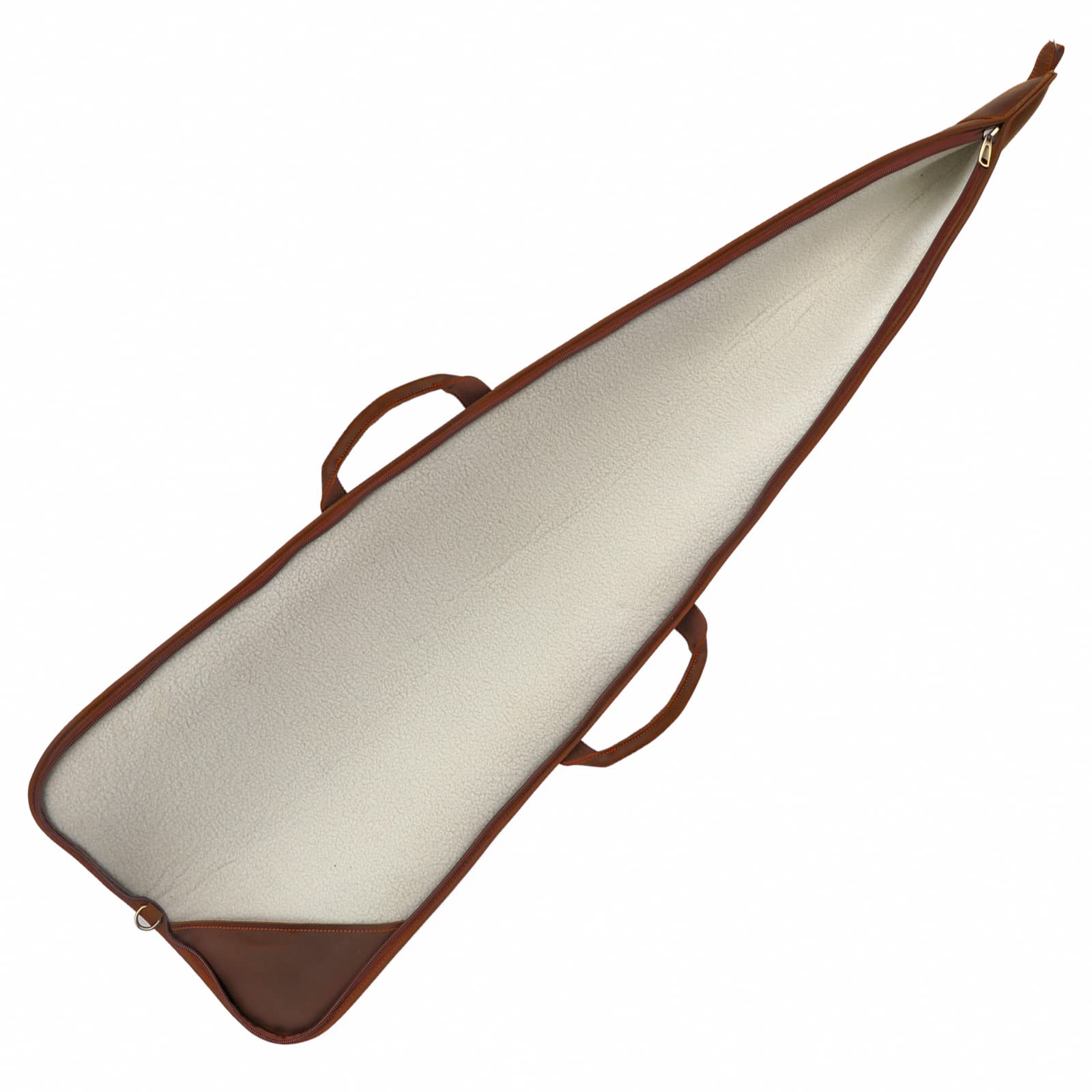 TOURBON Funda de piel auténtica para escopeta de 54 pulgadas