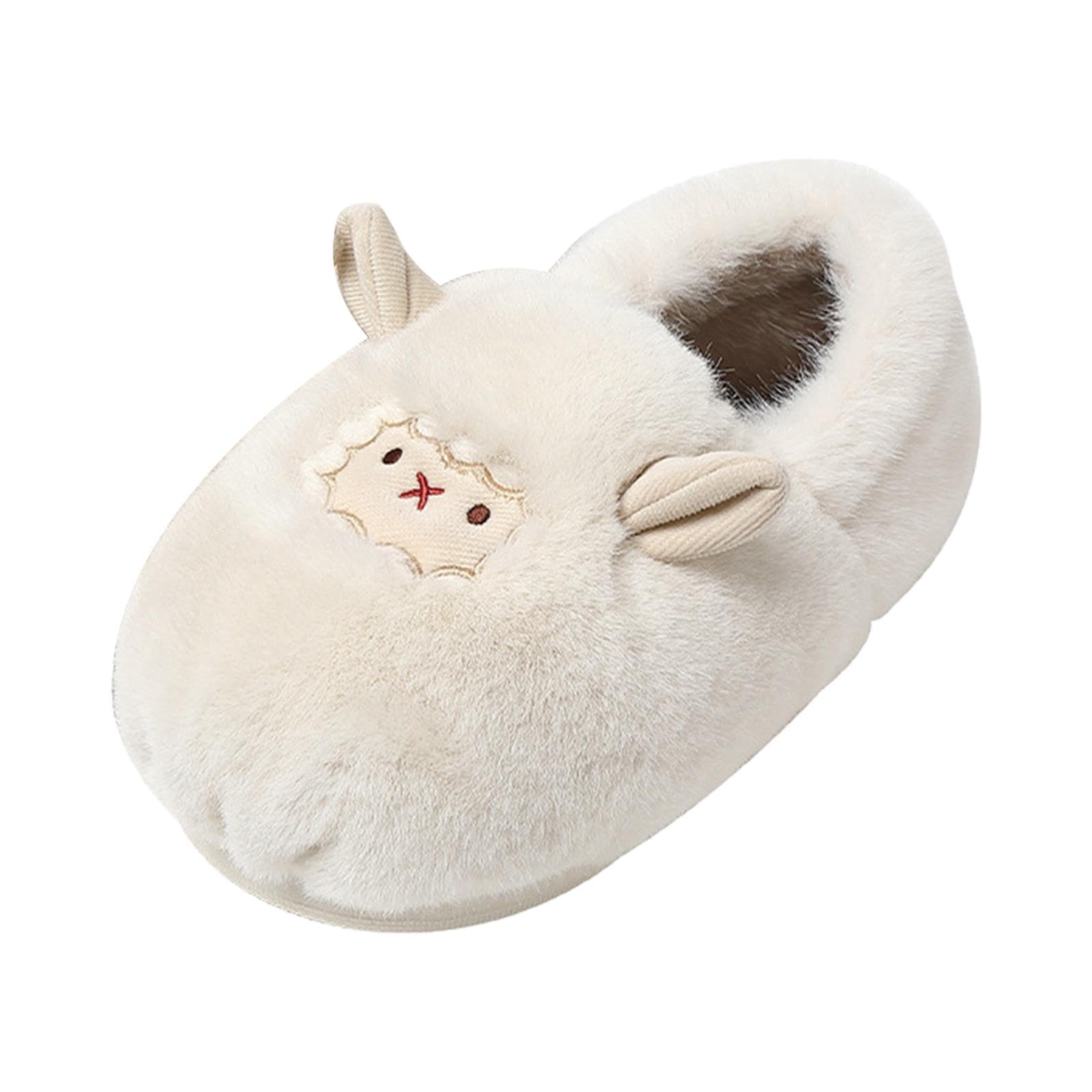 nivaa Winter Slipper Pull on Slippers for Girlfriend Boyfriend Boys Girls White 36 to 37-picture-5