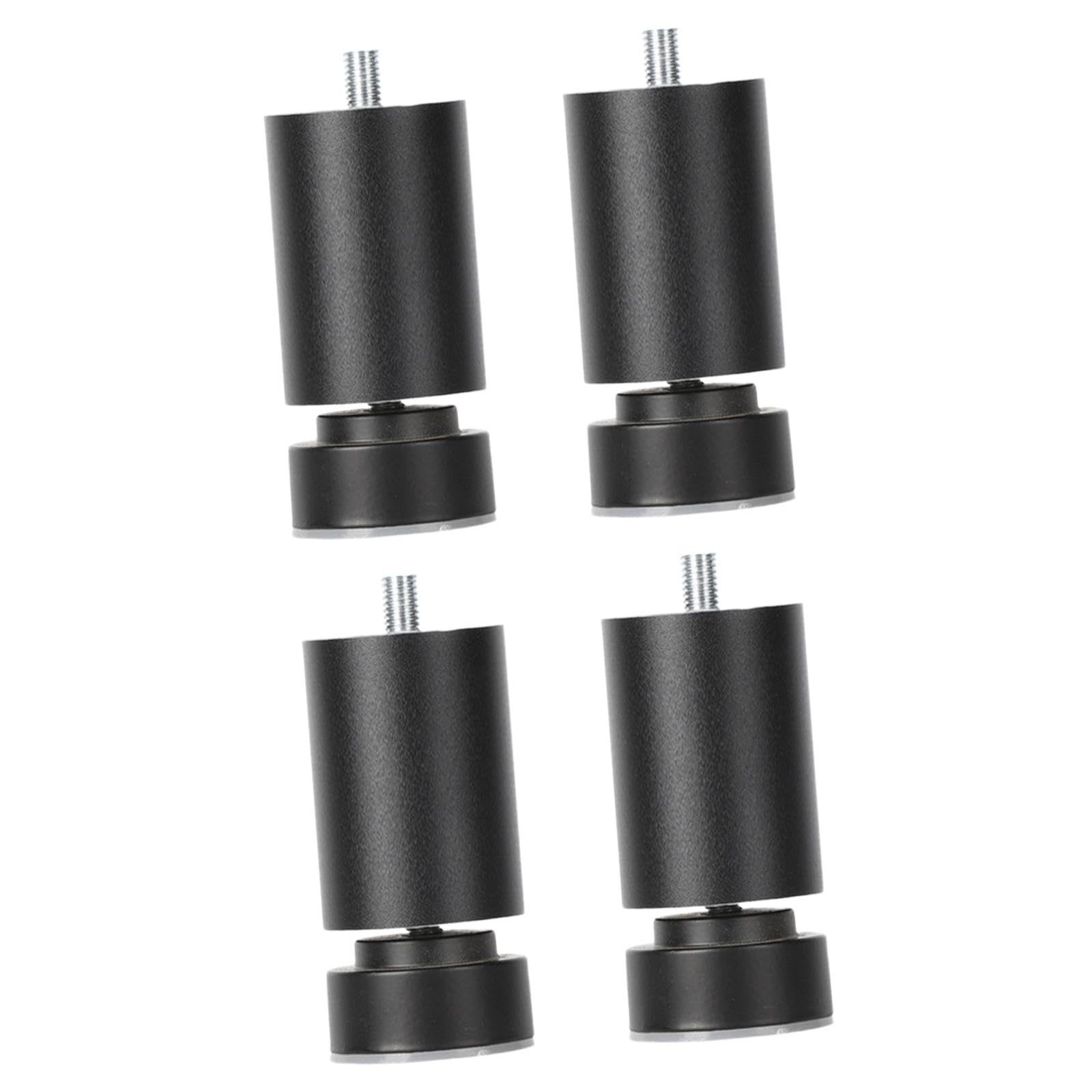 F Fityle de Marco de Cama de Rosca M10, pies de Mesa, Patas de sofá Ajustables M10 de Alta Resistencia, Patas de Muebles de Metal para café, Camas, Negro 15cm