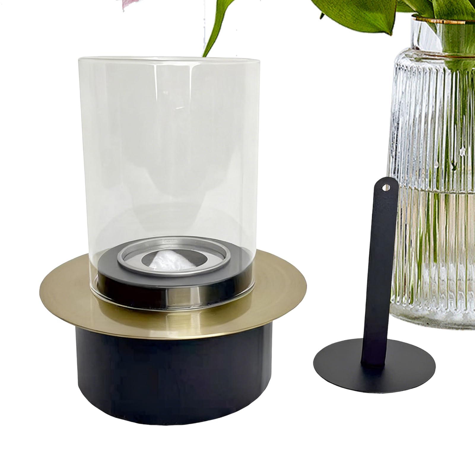 Brûleur de poêle mini sans flamme et foyer de table extérieur nomade