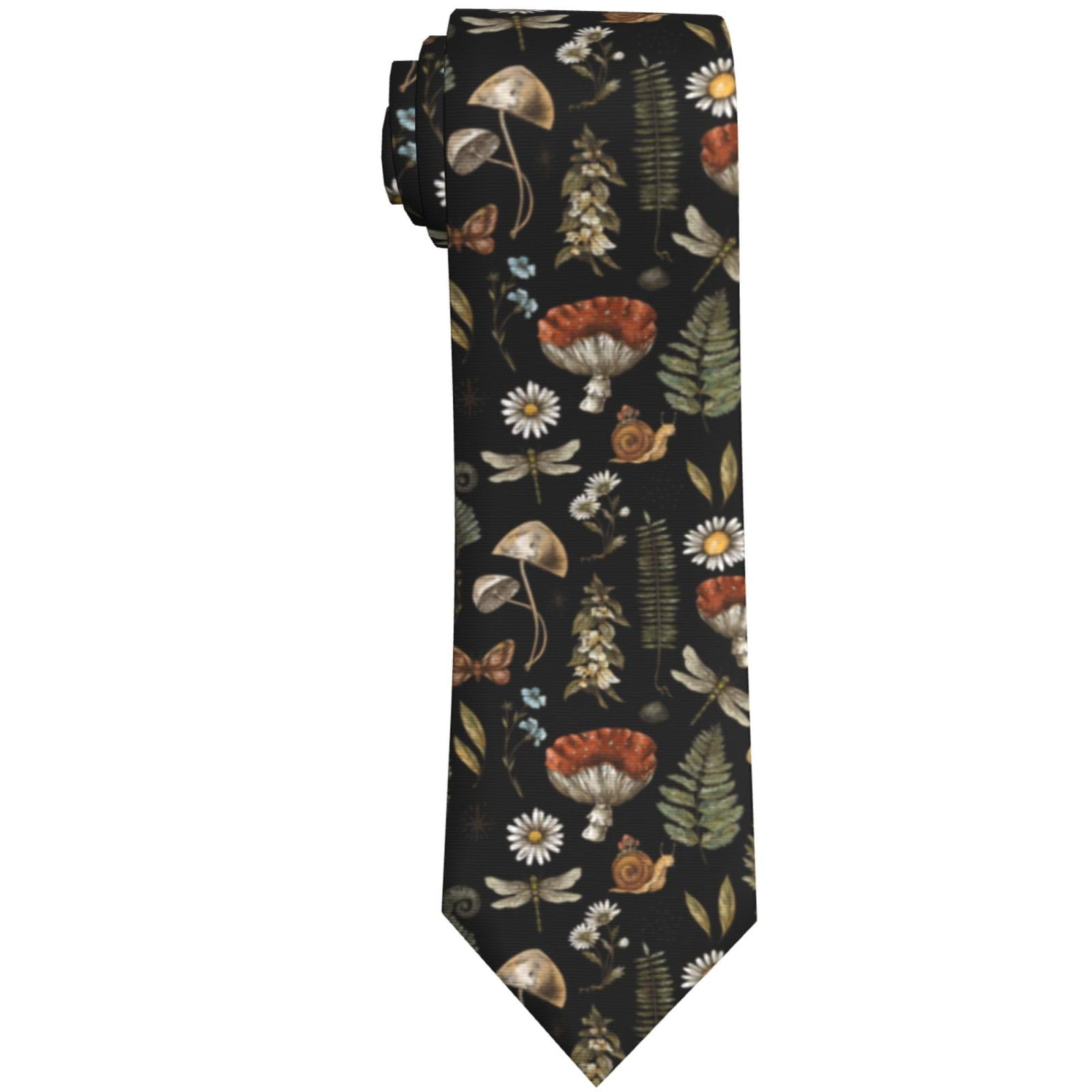 WILL BUDXEGMens Novelty Necktie Ties Funny Neckties Fashion Neck Ties