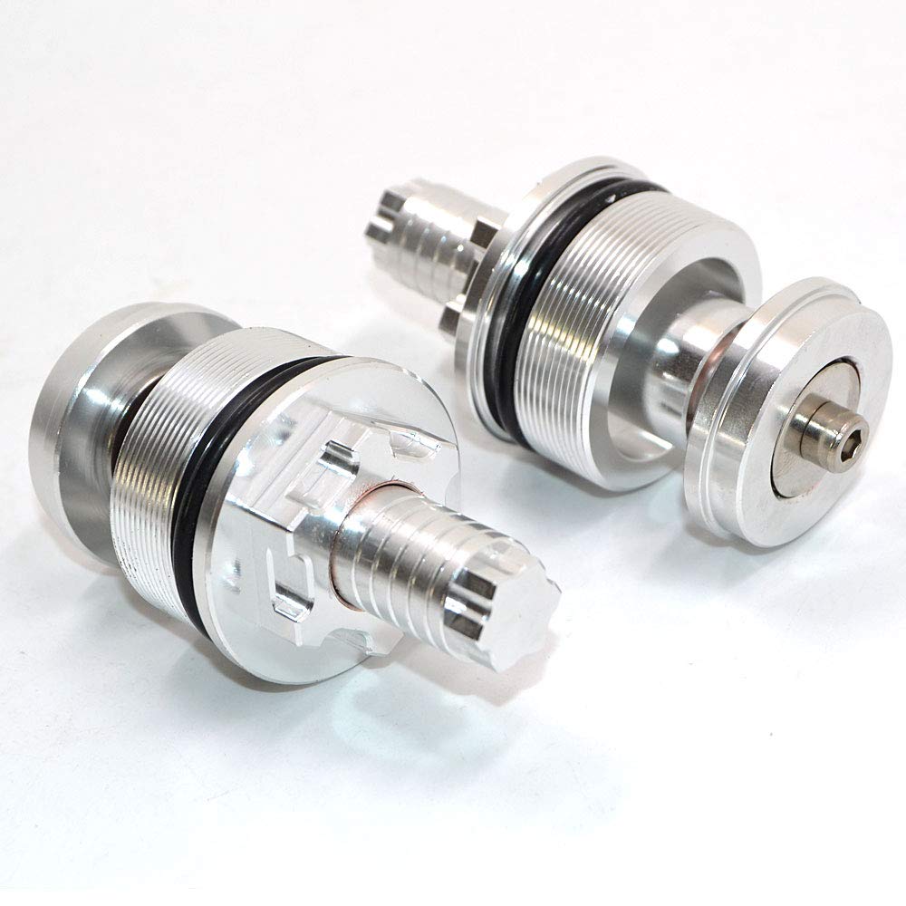 Coperchio vite ammortizzatore anteriore Tappo Regolatori precarico Bulloni forcella Compatibile con Suzuki SV650 S GSF 400 600 650 (Color : SV)