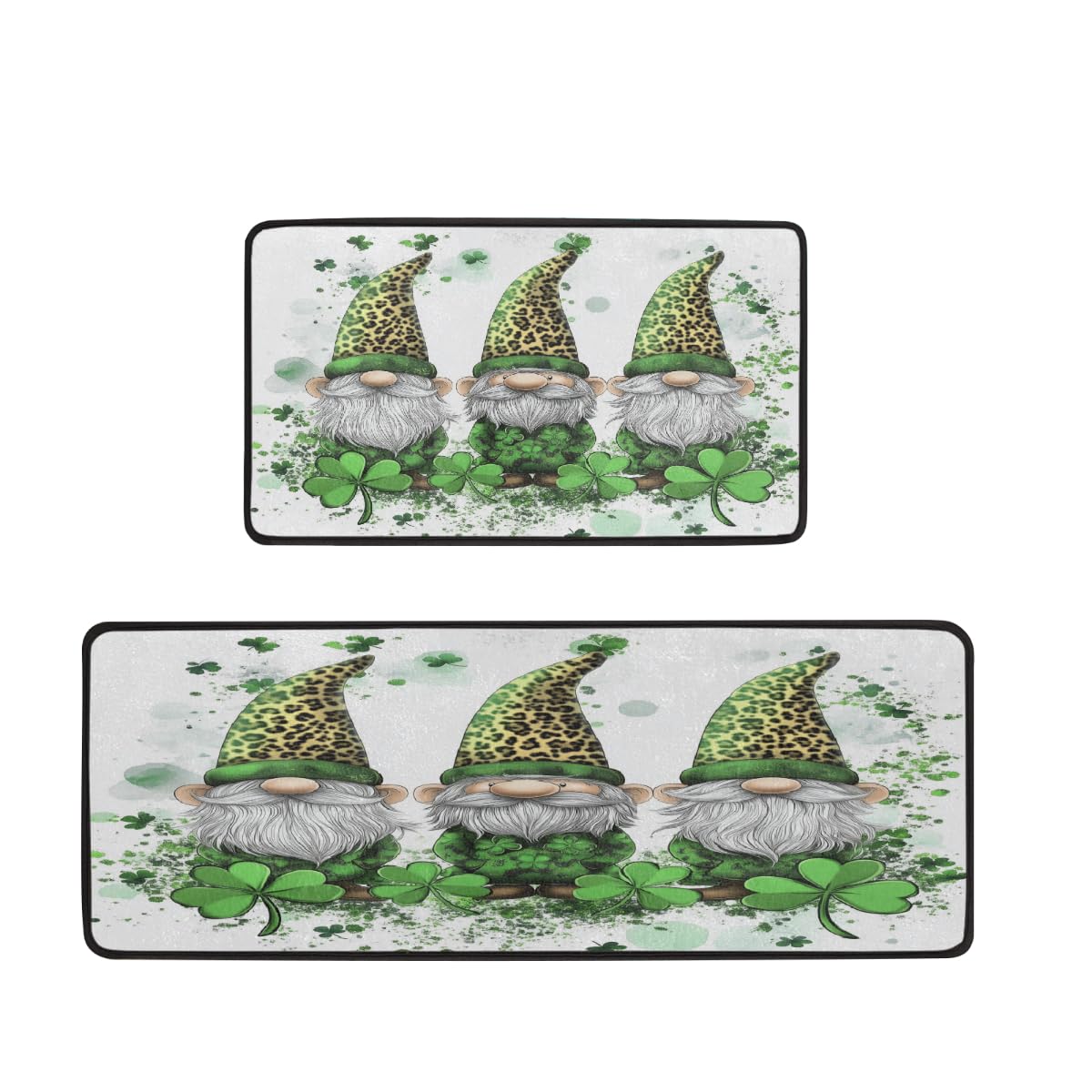 Tapetes de cocina antideslizantes Mexpekil de gnomos para un hogar festivo en San Patricio