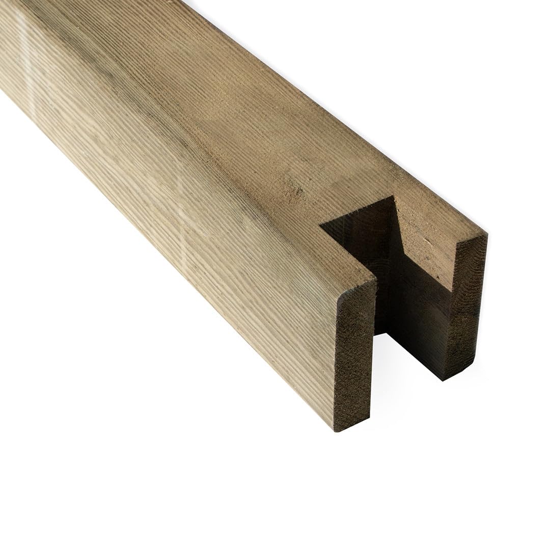 Nortene Poste para Pergola Madera para Jardín Terraza y Exterior 9X9X240CM
