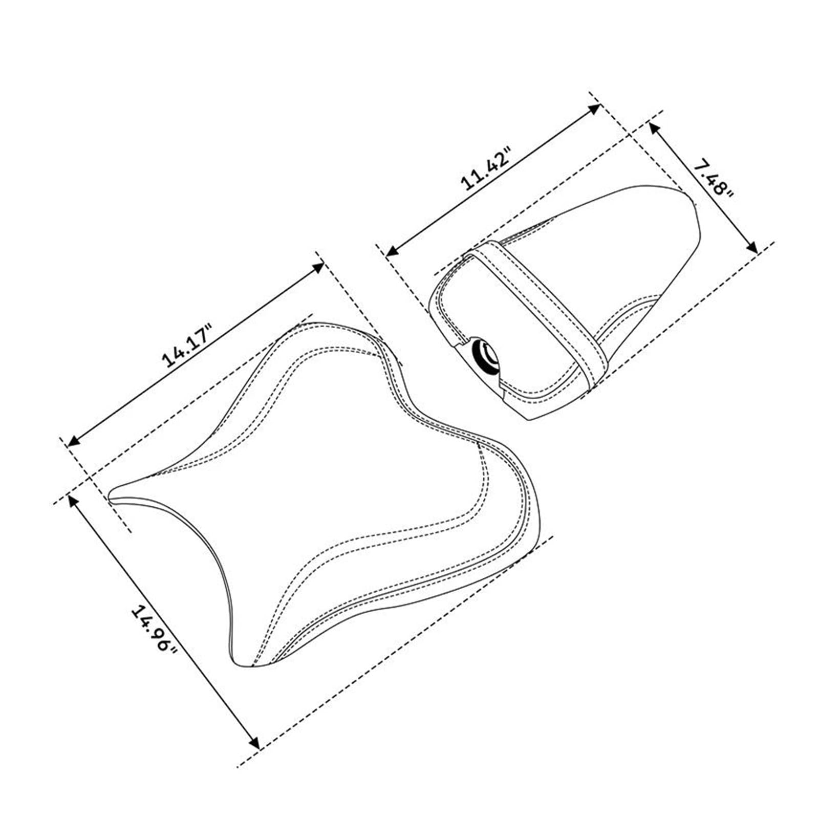Sedili Conducente E Passeggero Moto Per YZF R1 YZFR1 2015-2024