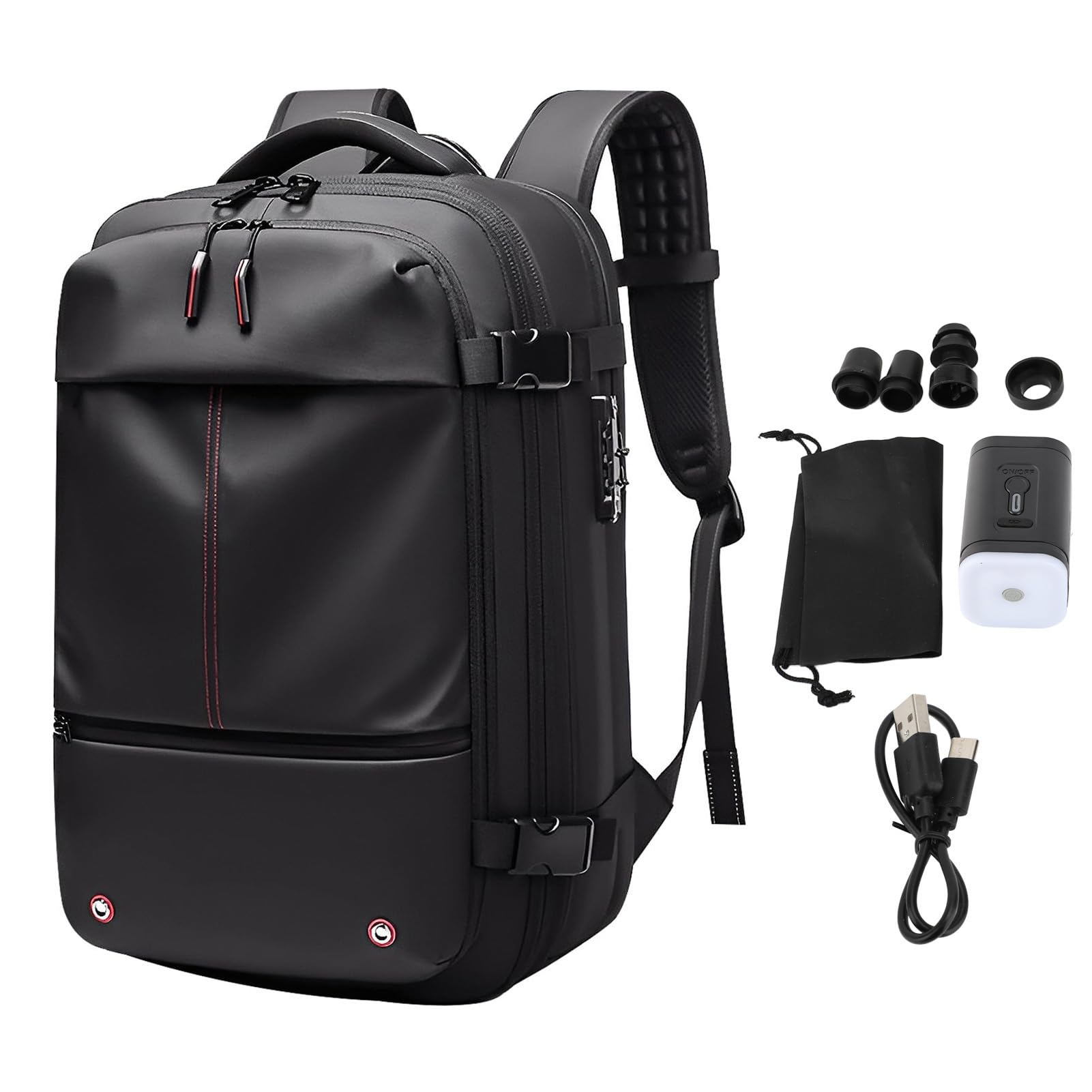 Bewinner Sac a Dos Sous Vide – Vacpack Extensible Résistant à L'eau avec Compression Sous Vide et Grande capacité de 48,3 Cm
