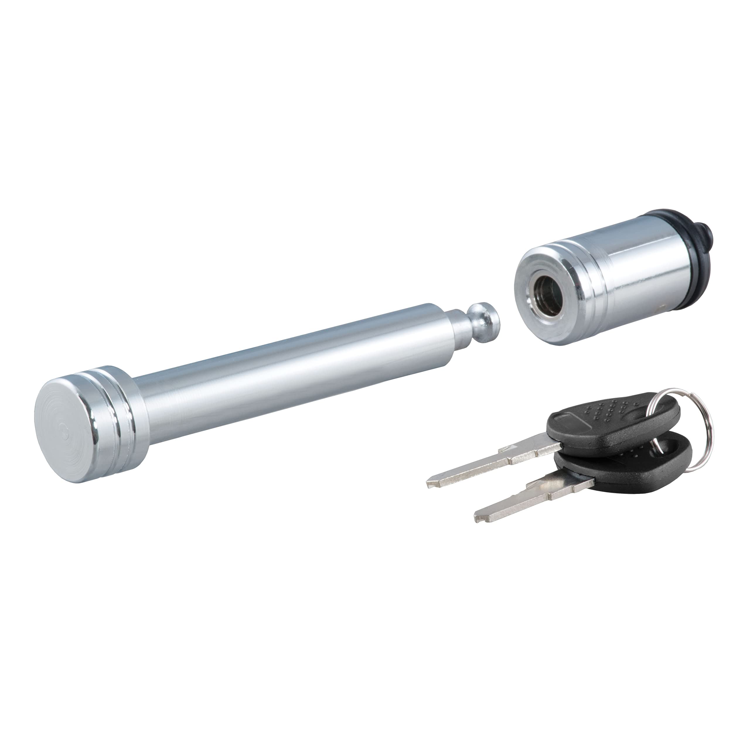 CURT 23528 - Cerradura de Enganche de Remolque, diámetro de Pasador de 5/8 Pulgadas, se Adapta a Receptor de 2 o 2-1/2 Pulgadas
