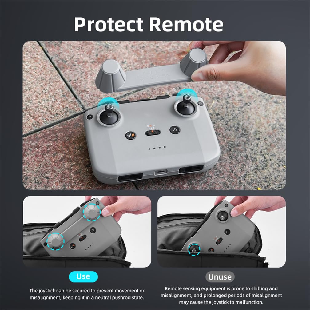 Proteggi Il Telecomando Del Tuo Drone DJI MINI 4 PRO / MINI 3 Pro: Copertura Joystick In TPU Antipolvere E Antiurto - 2