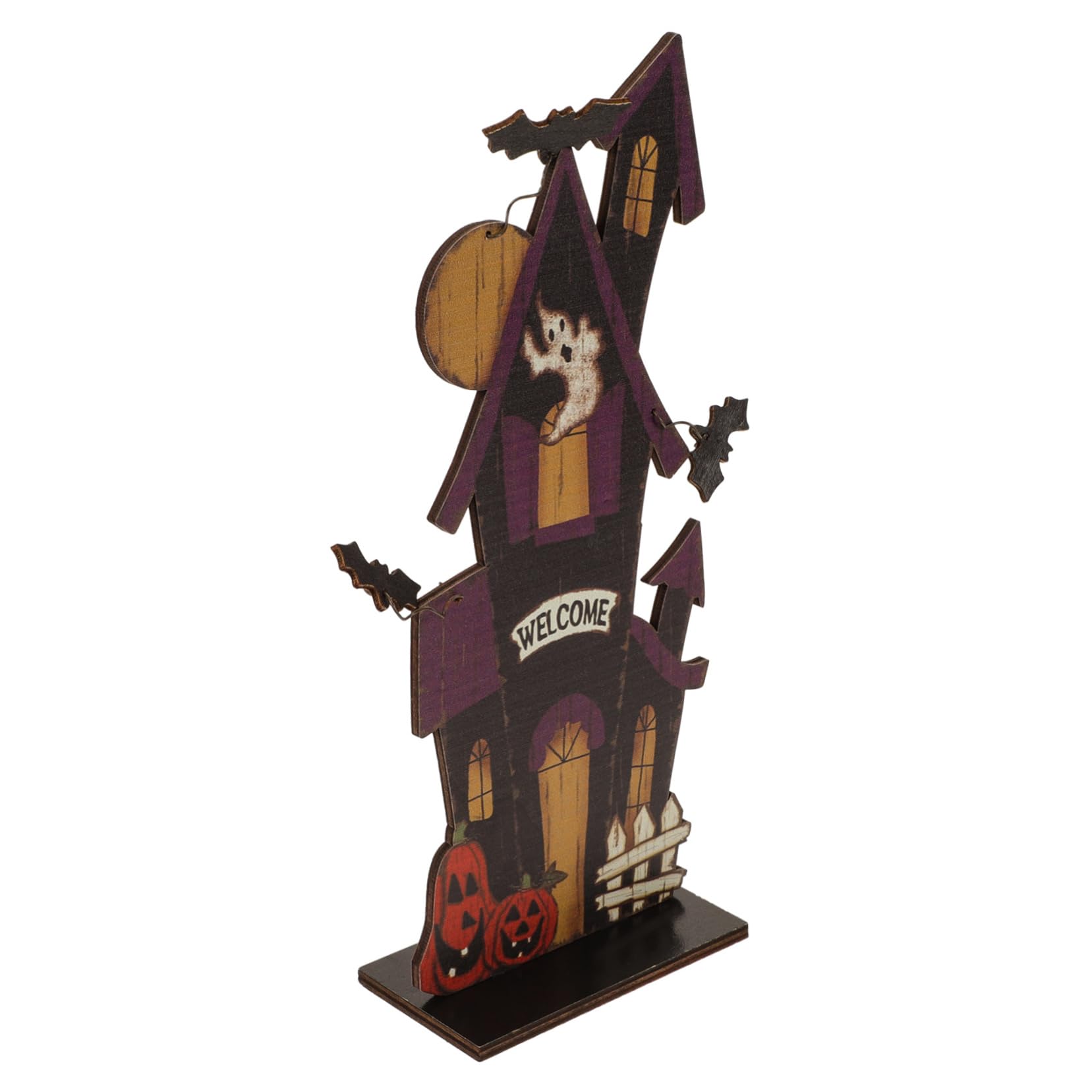 Castillo decorativo de Halloween Ciieeo evita jardines sosos en las fiestas