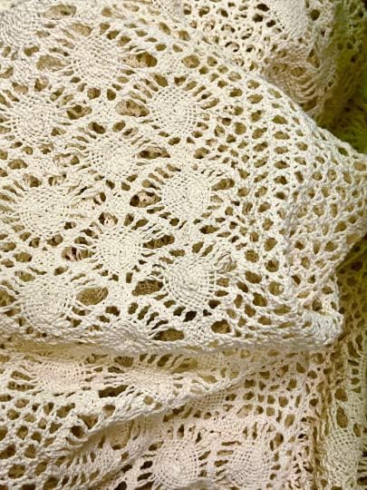 Ikiriska Crochet Cotton lace Curtains 8-20 ft Long Custom Size Drapes for Living Room 78" Wide (1 Panel) Rod Pocket high Tall (78" Wx84 L, Buttermilk)