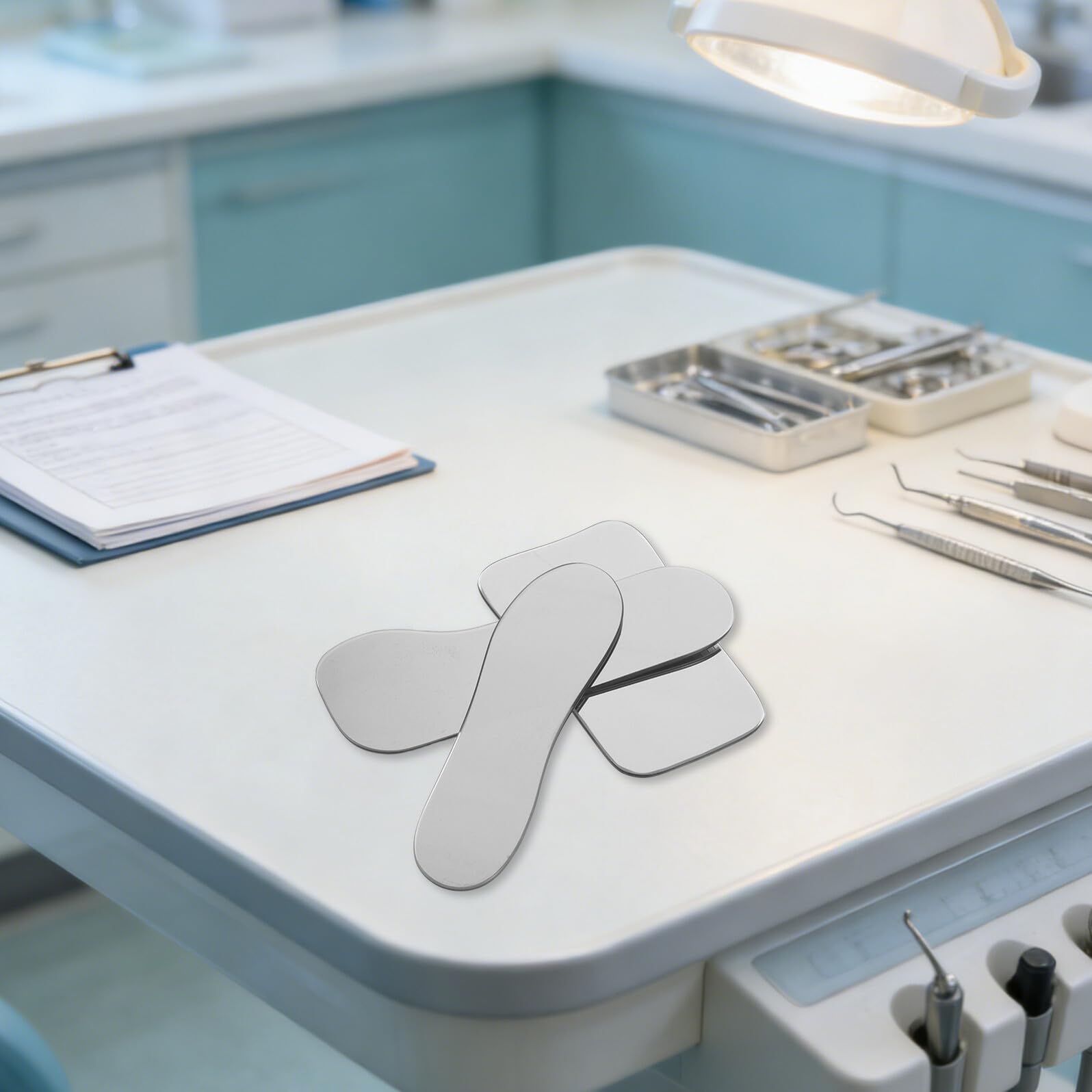 PRETYZOOM 3 Pezzi Specchietto Chiara in Vetro per Dentisti Riutilizzabile e Pulizia Professionale per Esame dei