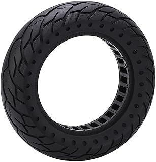 Pneu Maciço para Scooter Elétrico de 10x2,5 Polegadas, Pneu a Vácuo para Scooter Elétrico de Borracha Compatível Com Scooter Elétrico M365