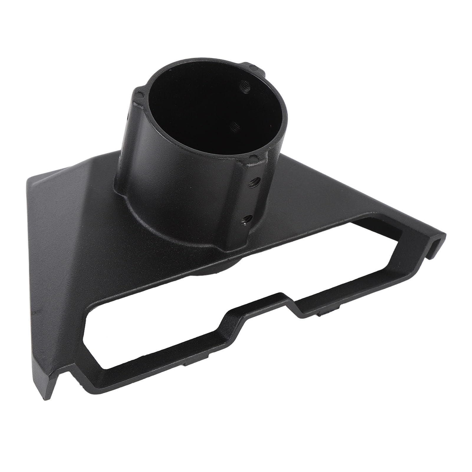 Adattatore per Tubo Satellitare, Staffa di Montaggio con Rotazione Regolabile a 360 Gradi in Lega di Alluminio con Base Ampia per Supporto Stabile, Compatibile con Palo da 2,1 (BLACK)