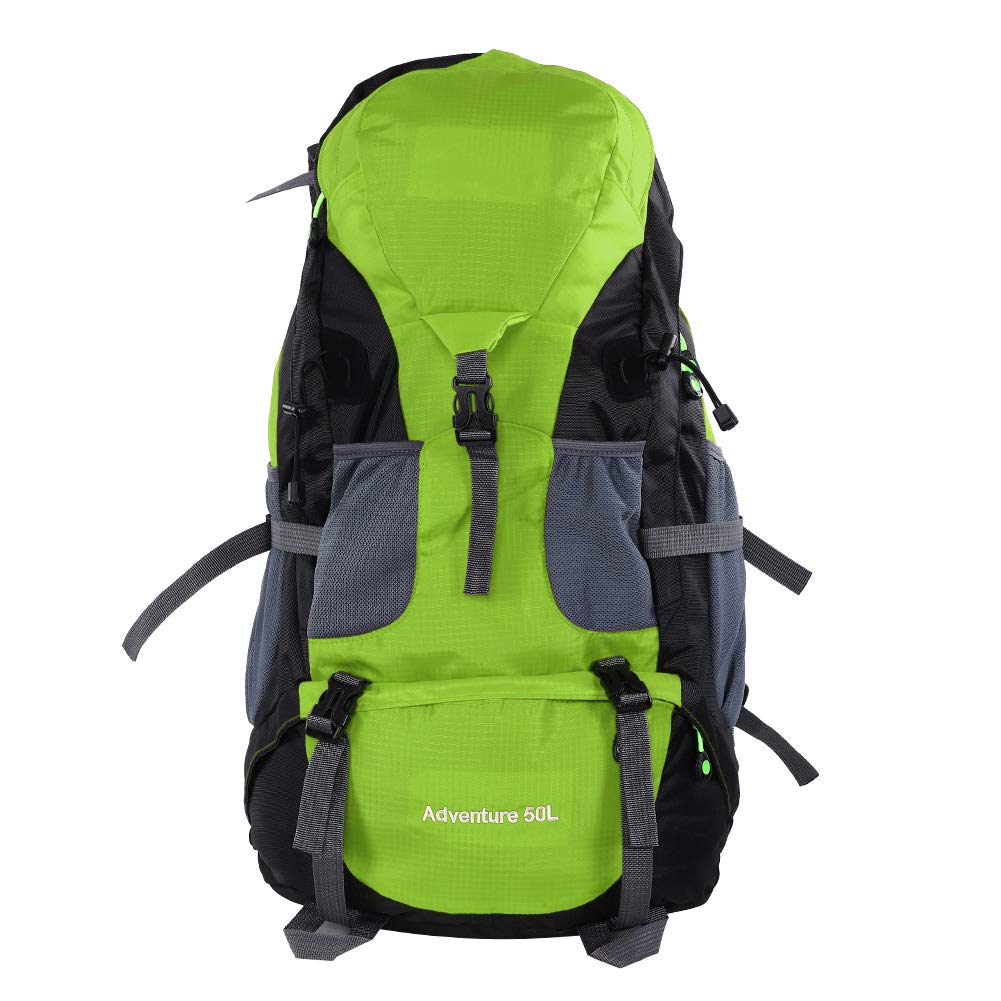 Dilwe Zaino da Trekking, Zaino da Escursionismo, Poliestere, 50 L, 56 X 36 X 23 Cm, for Escursioni e Viaggi (GREEN)