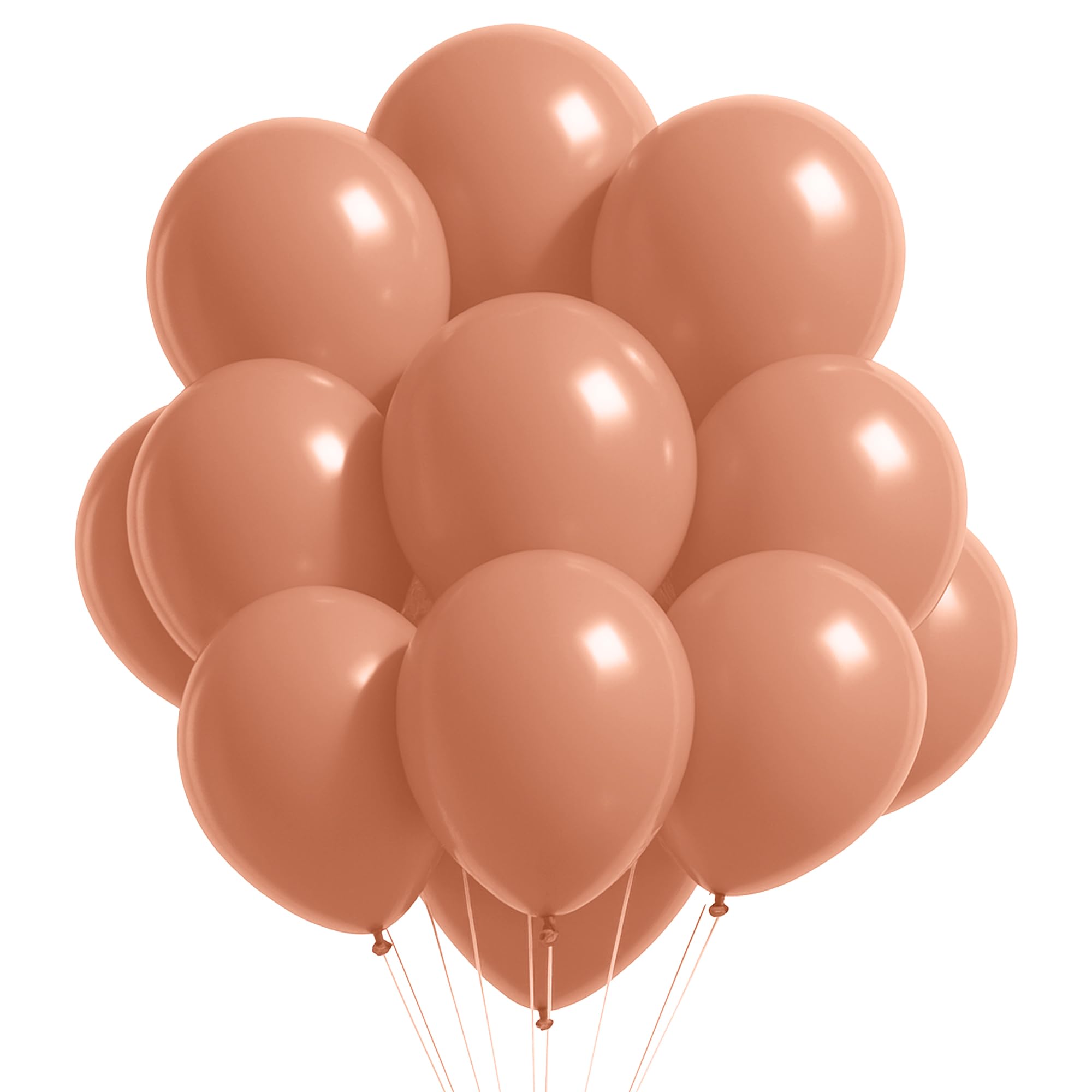 Trimming Shop 10 Inch Premium Latex Balloons, Thick Strong Rose Gold Party Balloons for Birthday Decorations, Wedding, Baby Shower, Balloon Arch, Garland, Helium or Air Use, 500pcs โ image 1