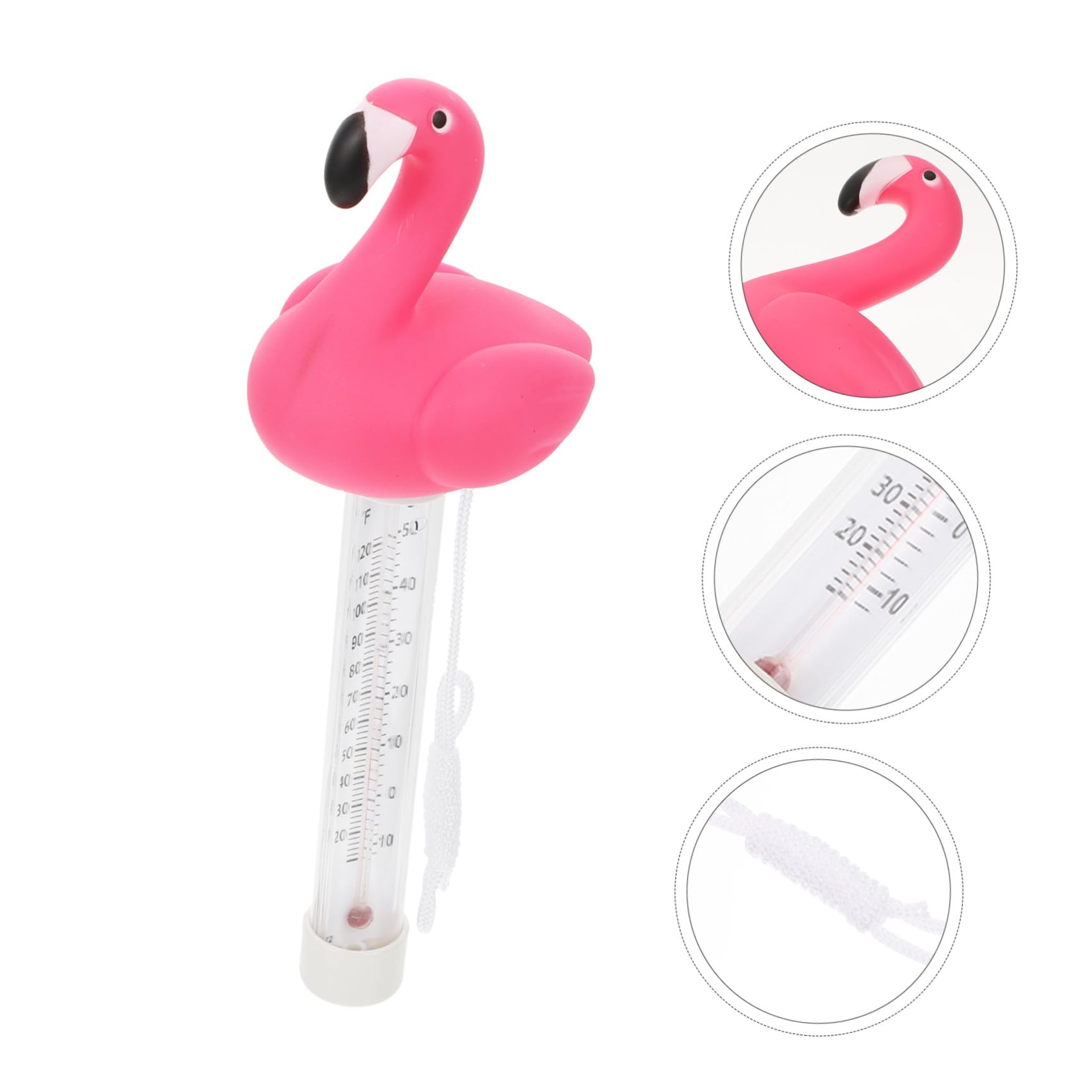 Yardwe 3 Pezzi Termometro Temperatura Acqua Vasche Galleggianti Piscina Animali Laghetto Fornitura Animali Rosy
