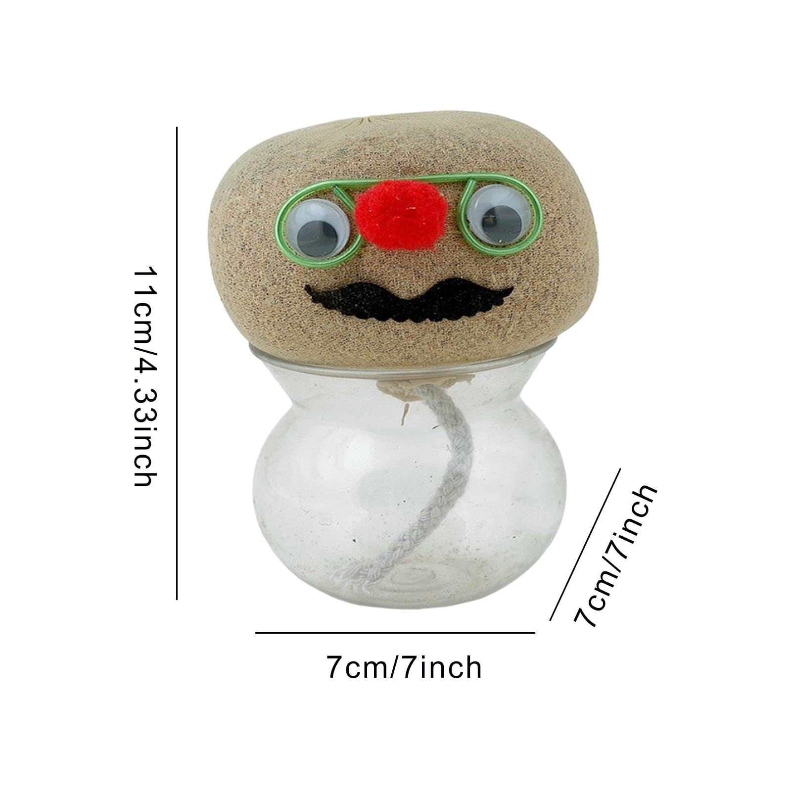 Muñeca con cabeza de hierba, divertida muñeca de hierba, jardinera ecológica para niños, manualidades con cabeza de hierba, actividades creativas para niños, juguetes de jardín temáticos de naturaleza