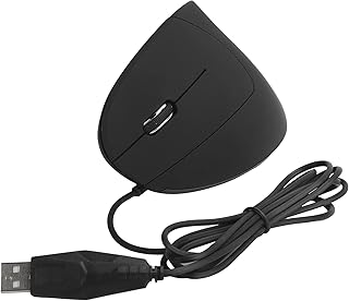 Wired Left Hand Mouse Vertical Ergonomic 800/1200/1600DPI USB Optical for Windows 8/Windows 10 Left-Handed Wired Vertical Mouse Silent Mice(Left Hand Wired)