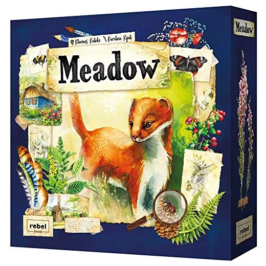 Asmodee - Meadow - Gioco da Tavolo, 1-4 Giocatori, 10+ Anni, Edizione in Italiano